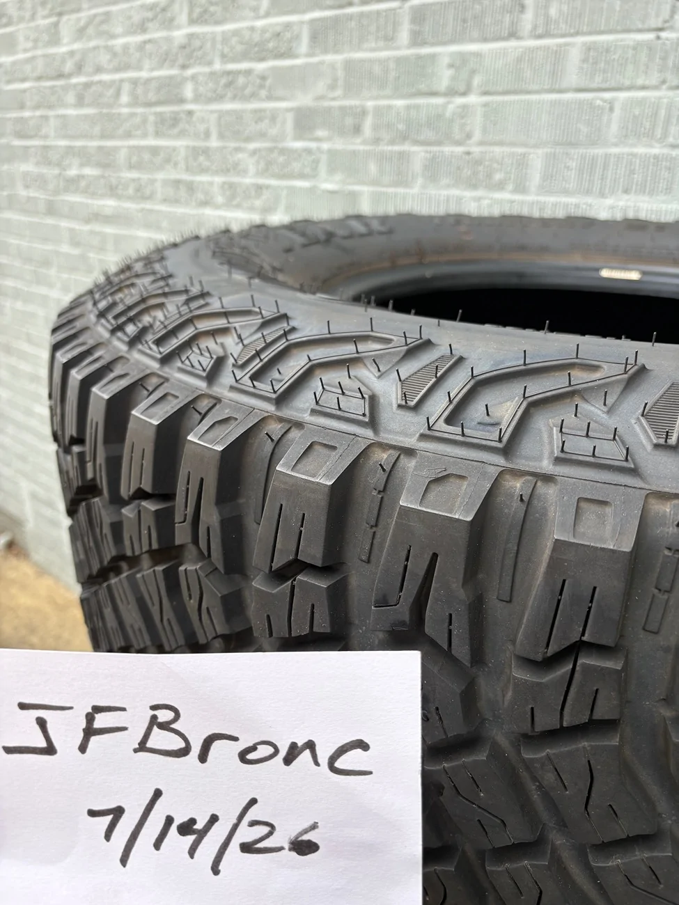 Ford Bronco $400 for 5 Sasquatch Tires - Goodyear Territory M/T LT 315/70R17 - ATL metro IMG_2720