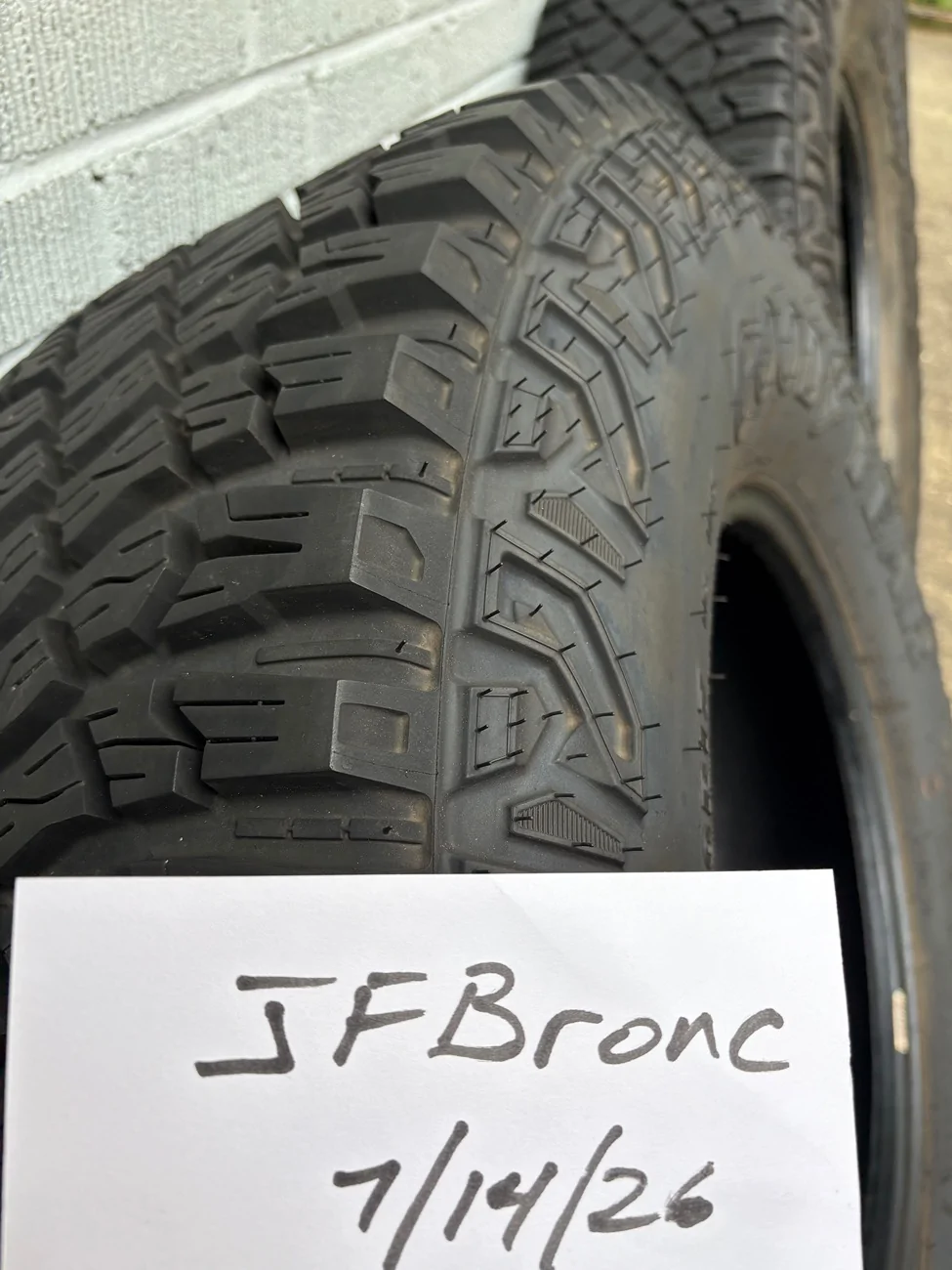 Ford Bronco $400 for 5 Sasquatch Tires - Goodyear Territory M/T LT 315/70R17 - ATL metro IMG_2711