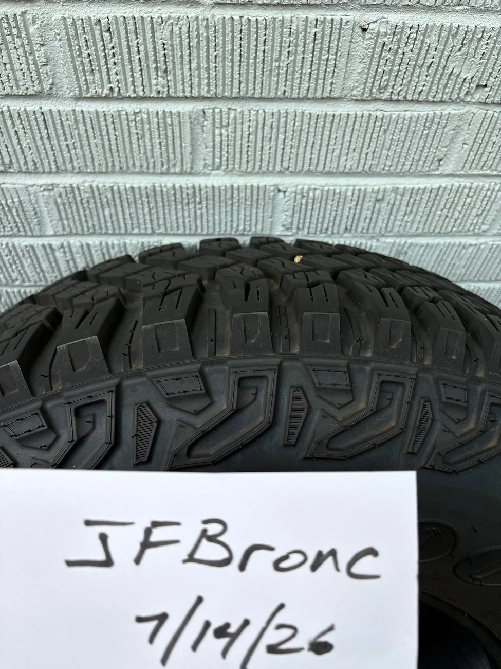 Ford Bronco $400 for 5 Sasquatch Tires - Goodyear Territory M/T LT 315/70R17 - ATL metro IMG_2712