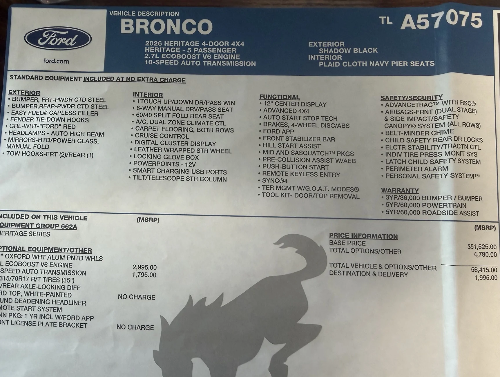 Ford Bronco What are people actually paying for their Bronco right now? IMG_0217