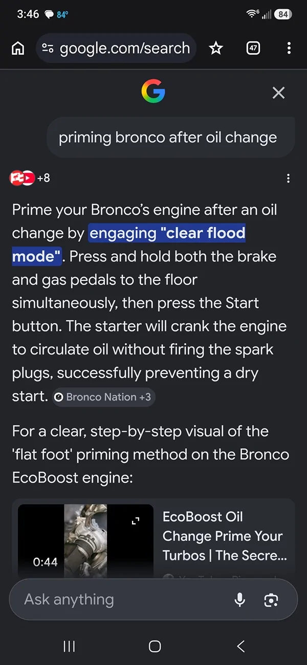 Ford Bronco Rough Shifts since oil change Screenshot_20260716_154652_Chrom
