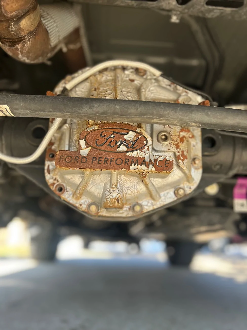 Ford Bronco Ford Performance Rear Differential Cover Installed Impressions IMG_4508