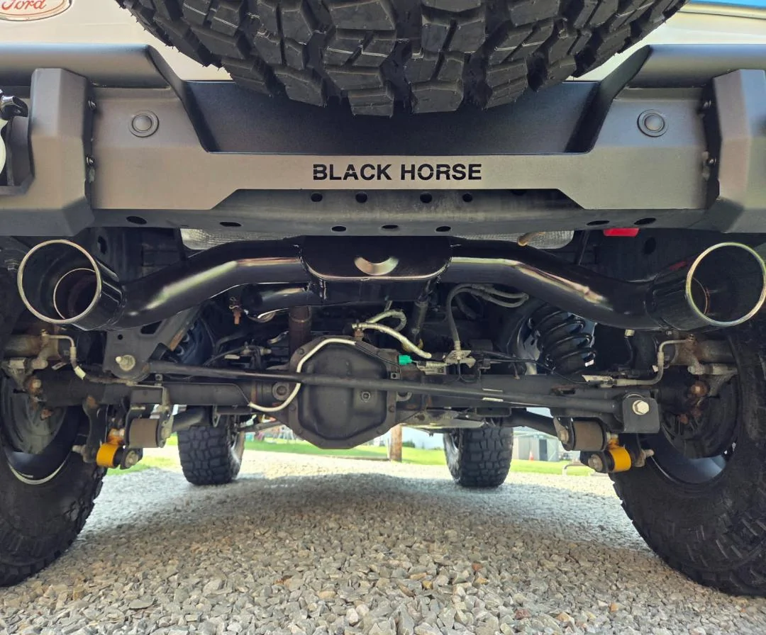 Ford Bronco FLOWMASTER 818120 axleback exhaust installed - video / sound FLO1