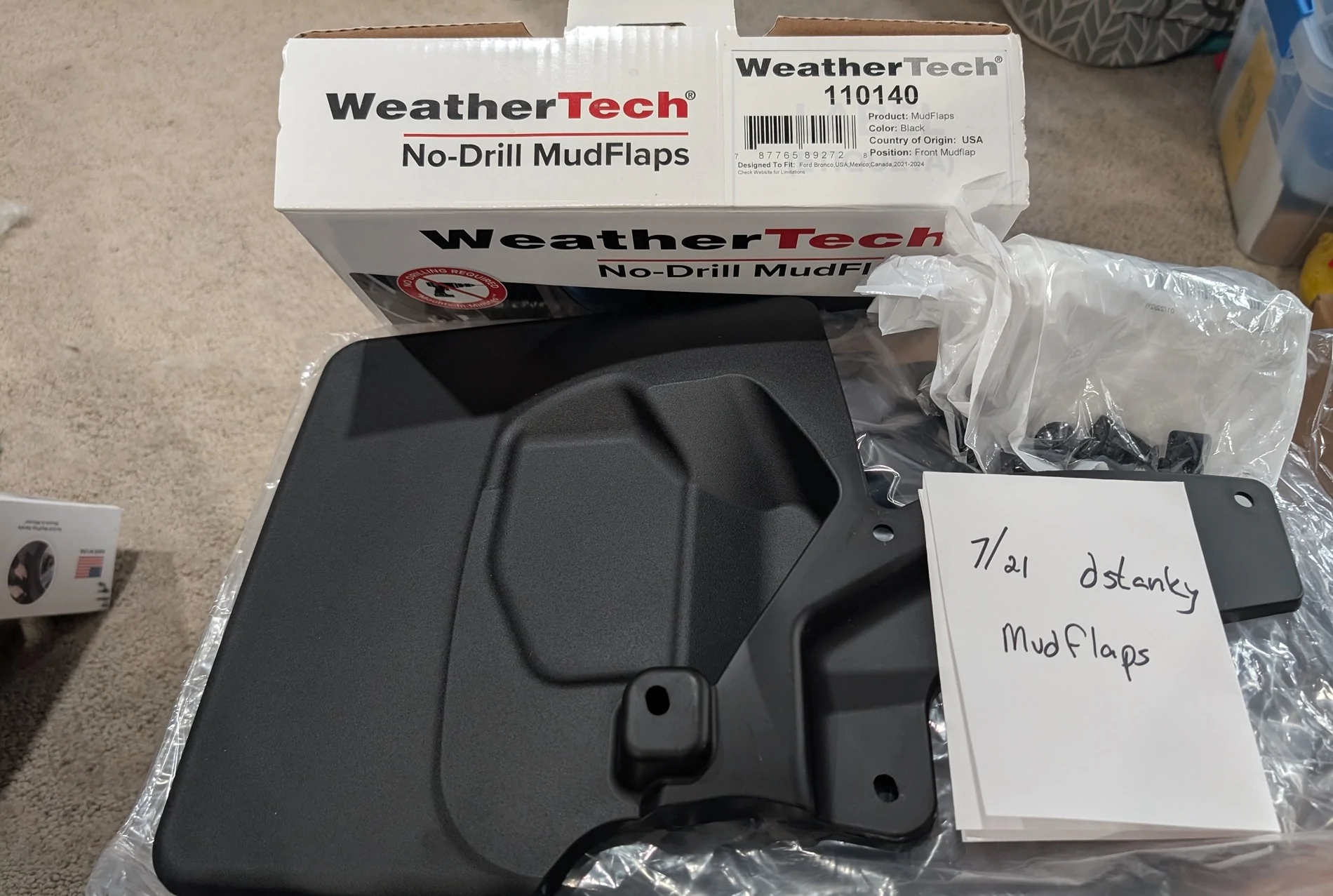 Ford Bronco For Sale - WeatherTech Mud Flaps PXL_20260721_105259643