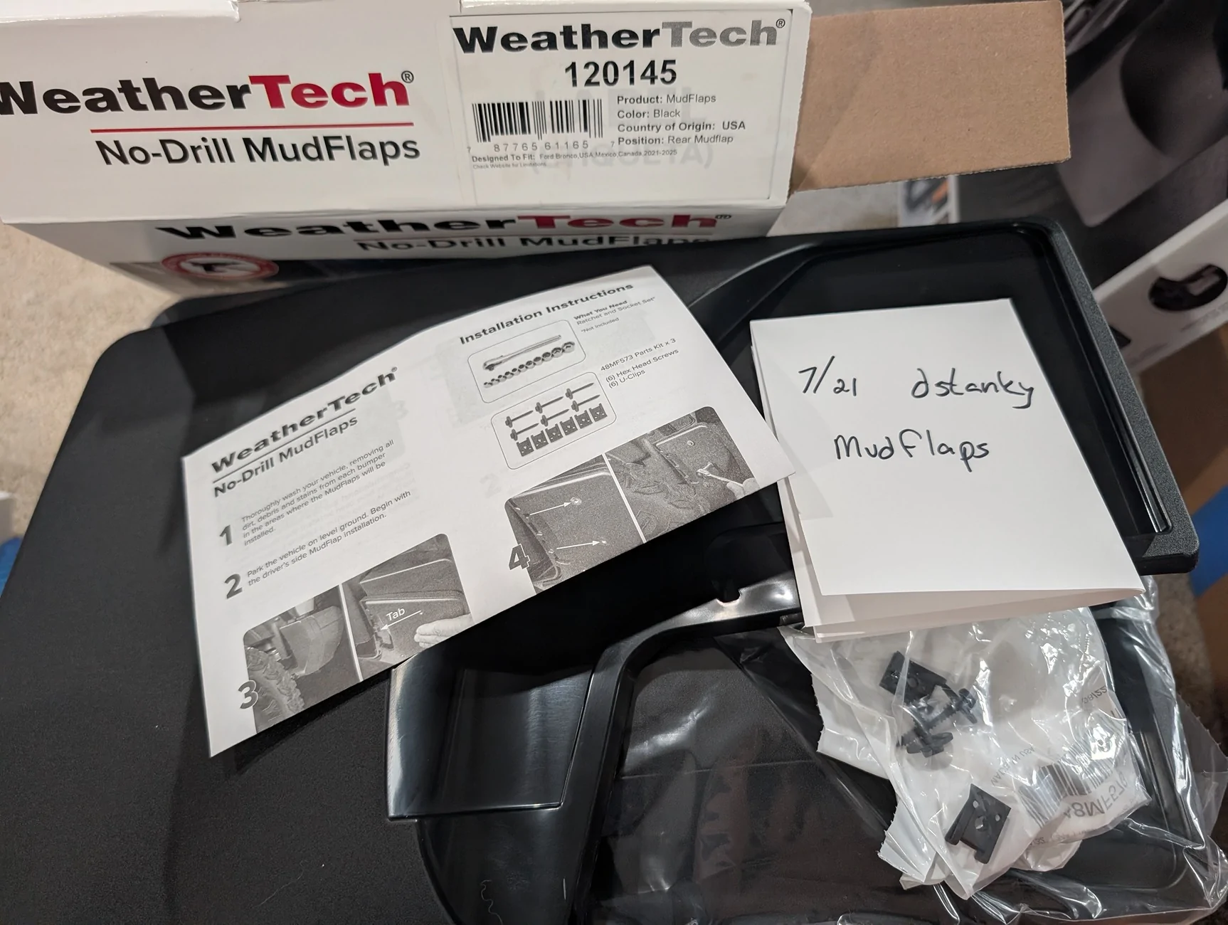 Ford Bronco For Sale - WeatherTech Mud Flaps PXL_20260721_105845385