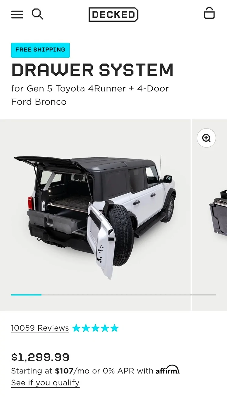 Ford Bronco Decked Drawer System is live Screenshot_20260721_092539_Chrom