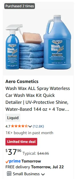 Ford Bronco First coat of MAXL ONE (all-in-one waterless wash, polish, ceramic-style protective spray) on 60th Anniversary Bronco 1784641229475-qz