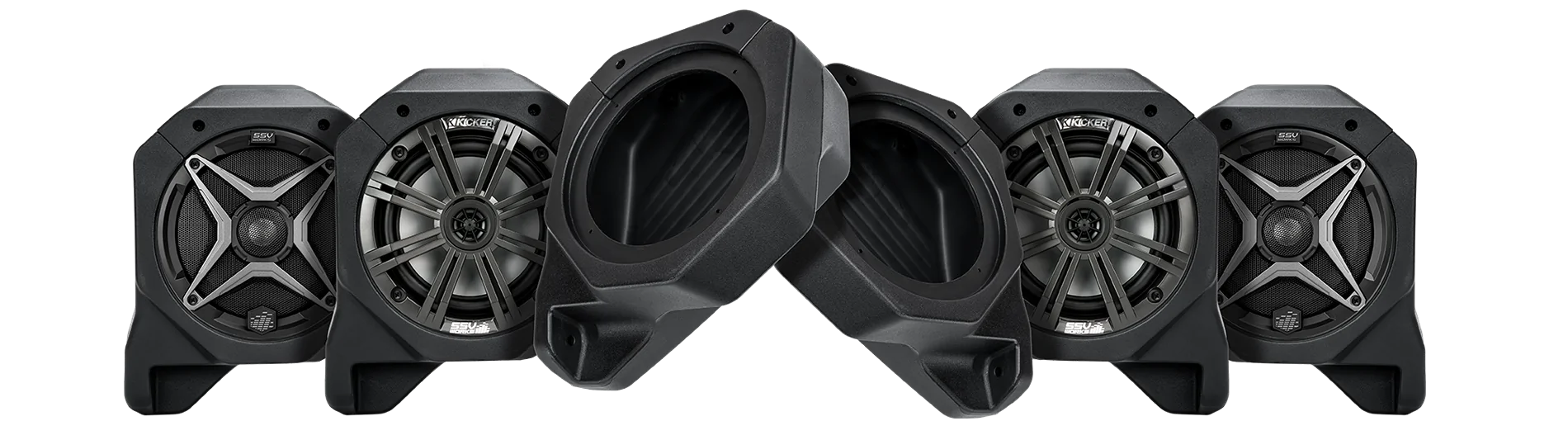 Ford Bronco BRaptor 6.5" Rear Speaker Pod upgrades are available! BBR-B65_PODS