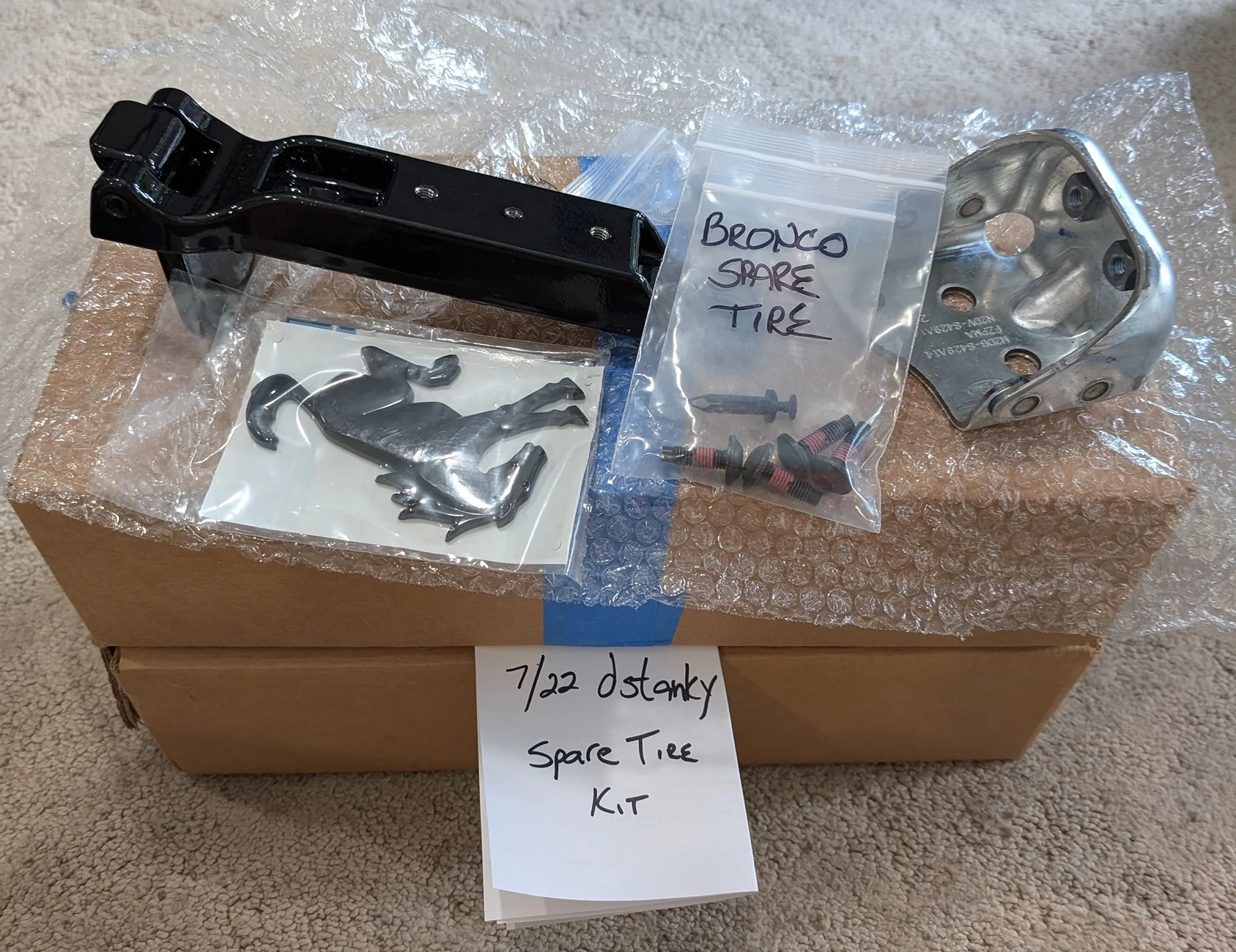Ford Bronco For Sale Bronco Spare tire reinforcement kit PXL_20260722_172524532