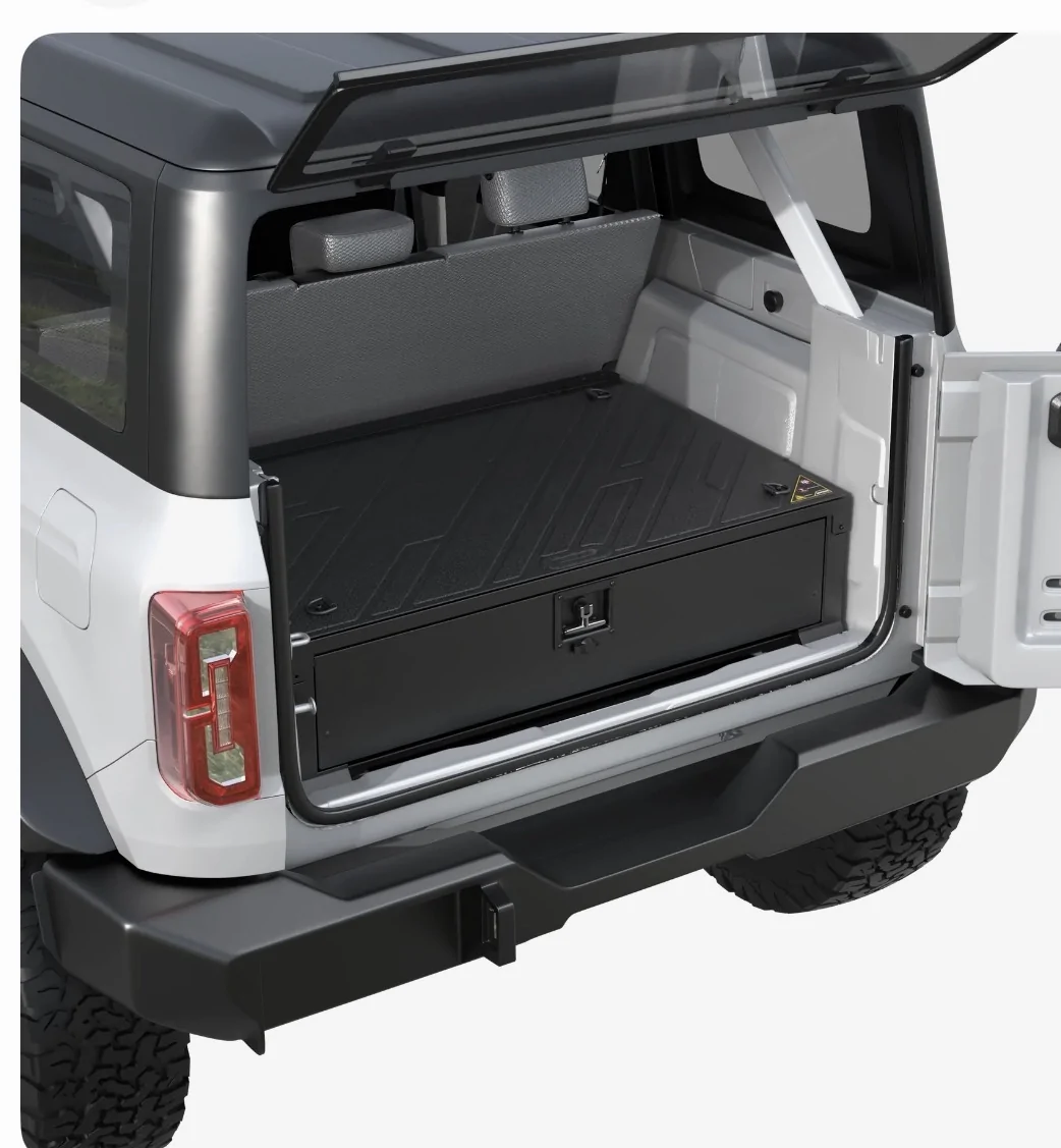 Ford Bronco FS: Broaddict TrailDeck Slide-Out Tailgate Drawer — 4-Door Bronco — NEW/Sealed — Northern VA IMG_9136