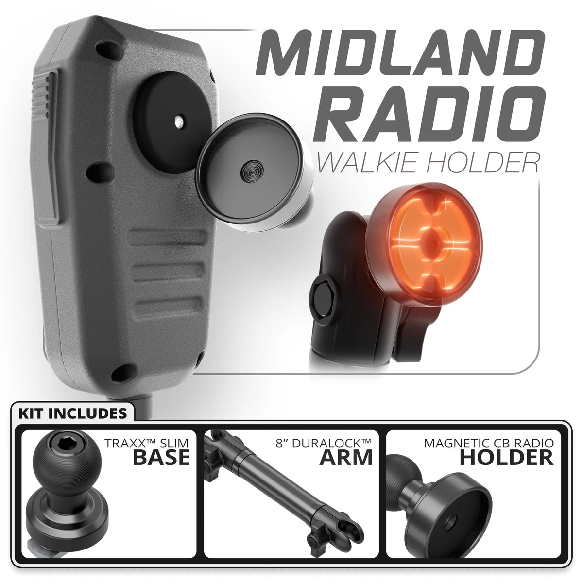 Ford Bronco Very Clean Midland MXT575 GMRS Radio Install with Mountains2Metal Bracket and 67 Designs Mic Mount SB48-MD1_1200x