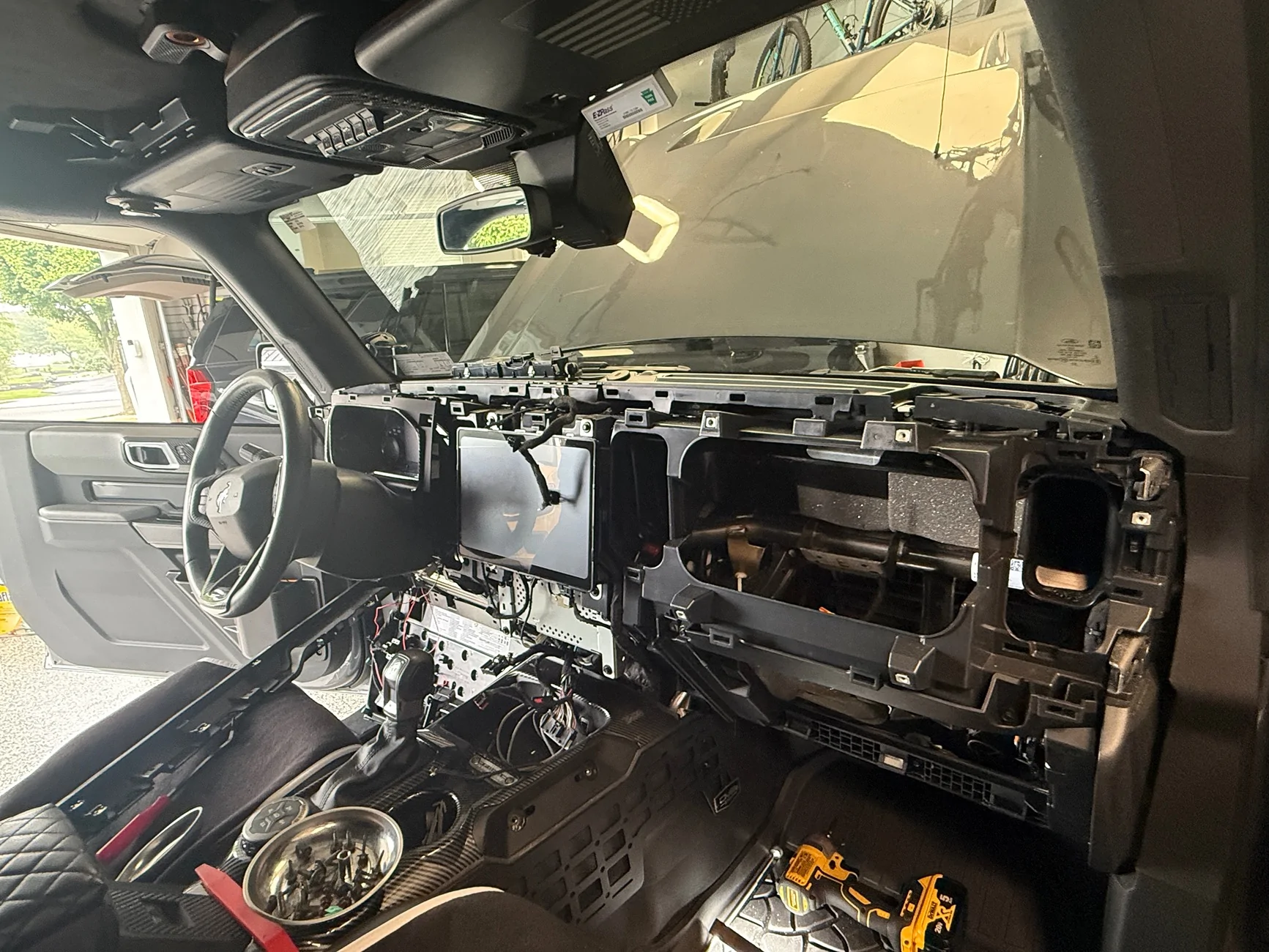 Ford Bronco Installed infotainment 12” cluster on 2023 badlands sas IMG_3450