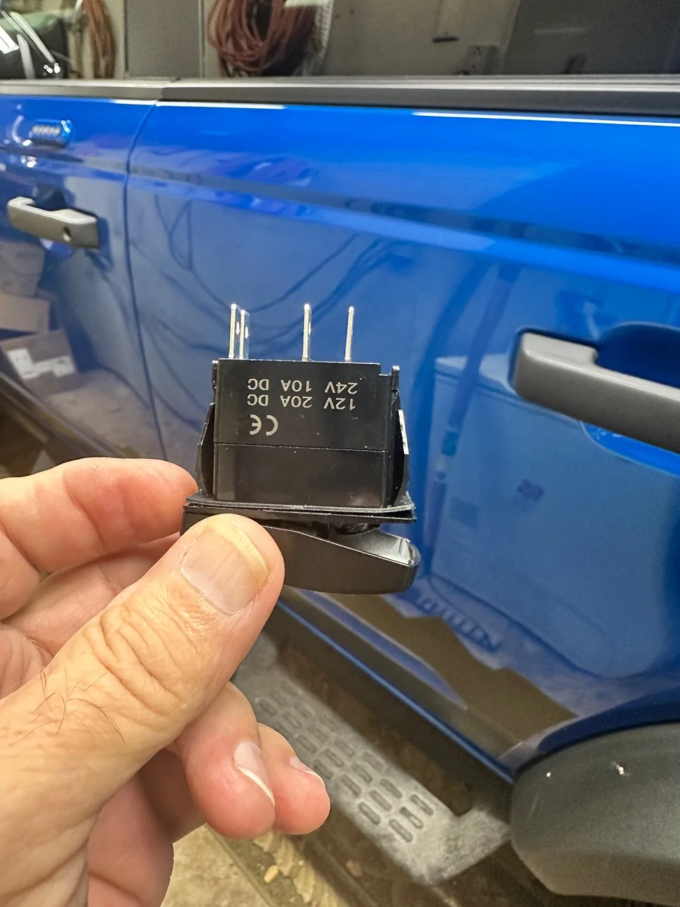 Ford Bronco Easy way to add rocker switches to supplement upfitter switches IMG_4450