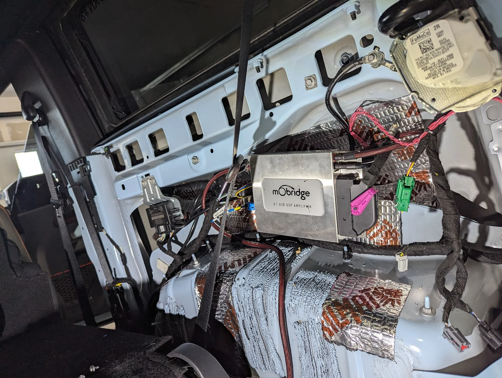 Ford Bronco To the AudioPhiles in our Bronco Family .... New Amp location