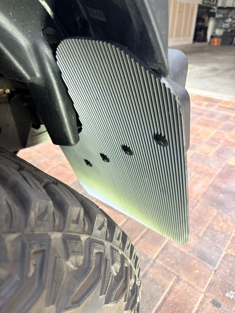 Ford Bronco Rekgen Mudflaps on 2026 Heritage IMG_3297