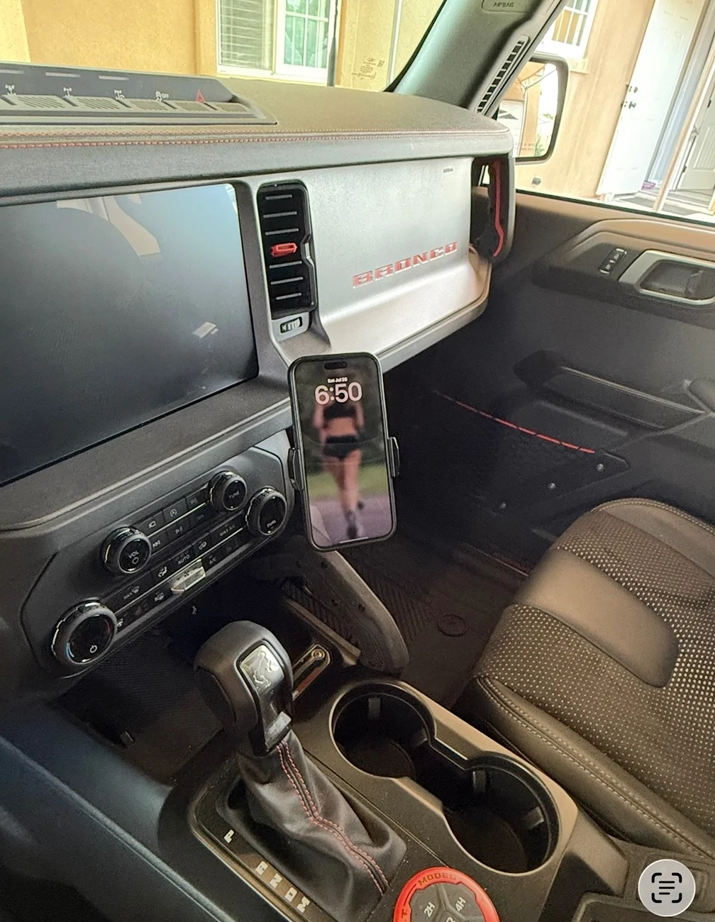 Ford Bronco Home Made Cell Phone Holder, Yep, I Did A Thing….. IMG_1858