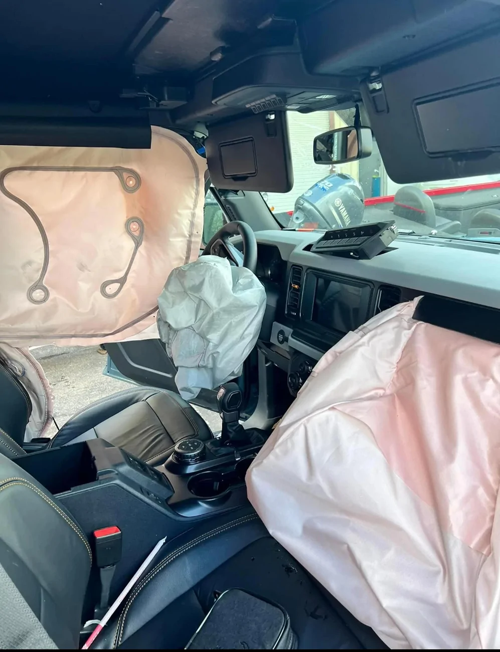 Ford Bronco Home Made Cell Phone Holder, Yep, I Did A Thing….. BroncoAirbags