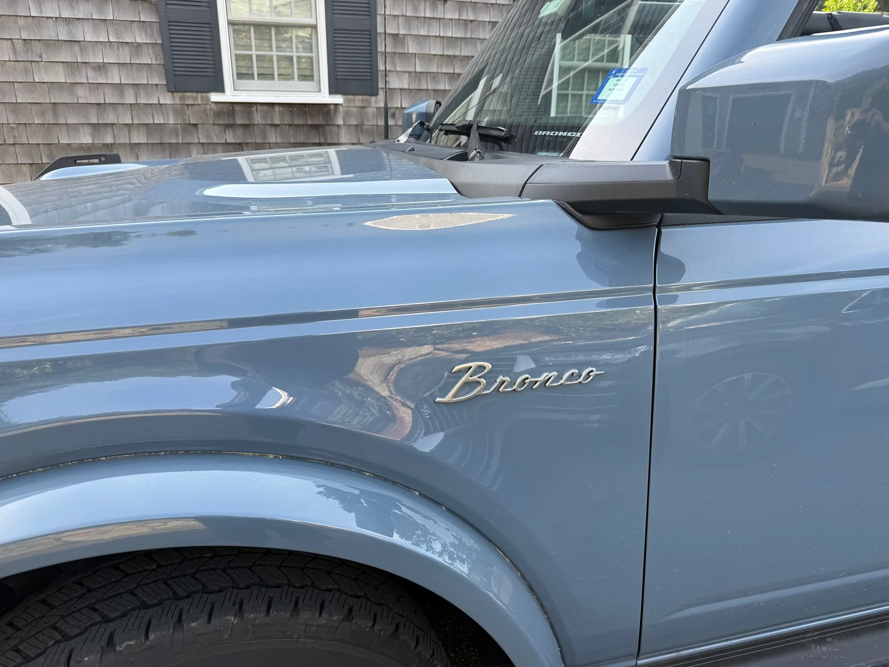 Ford Bronco Bronco script emblem is my favorite exterior mod IMG_6922