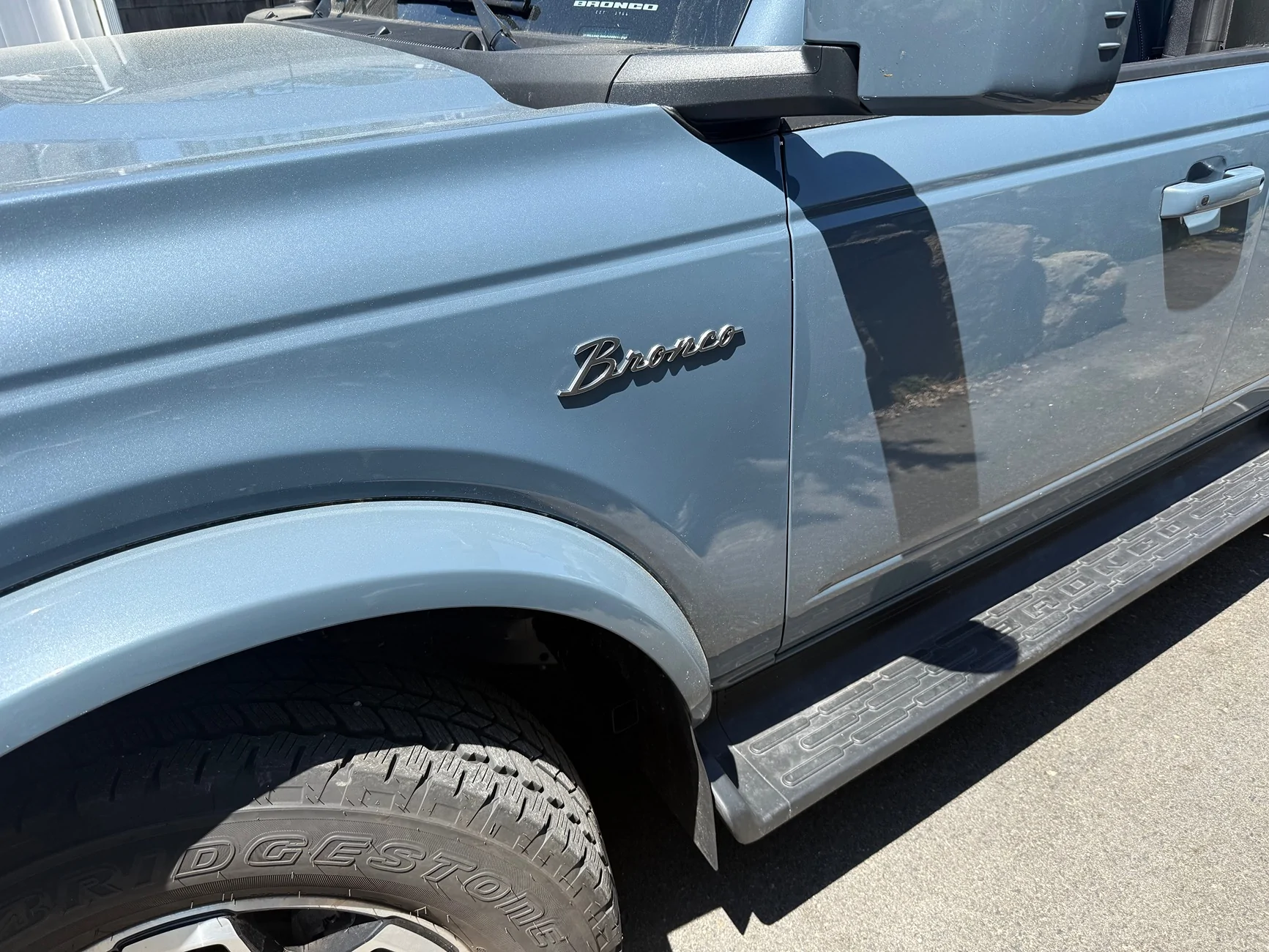 Ford Bronco Bronco script emblem is my favorite exterior mod IMG_6864