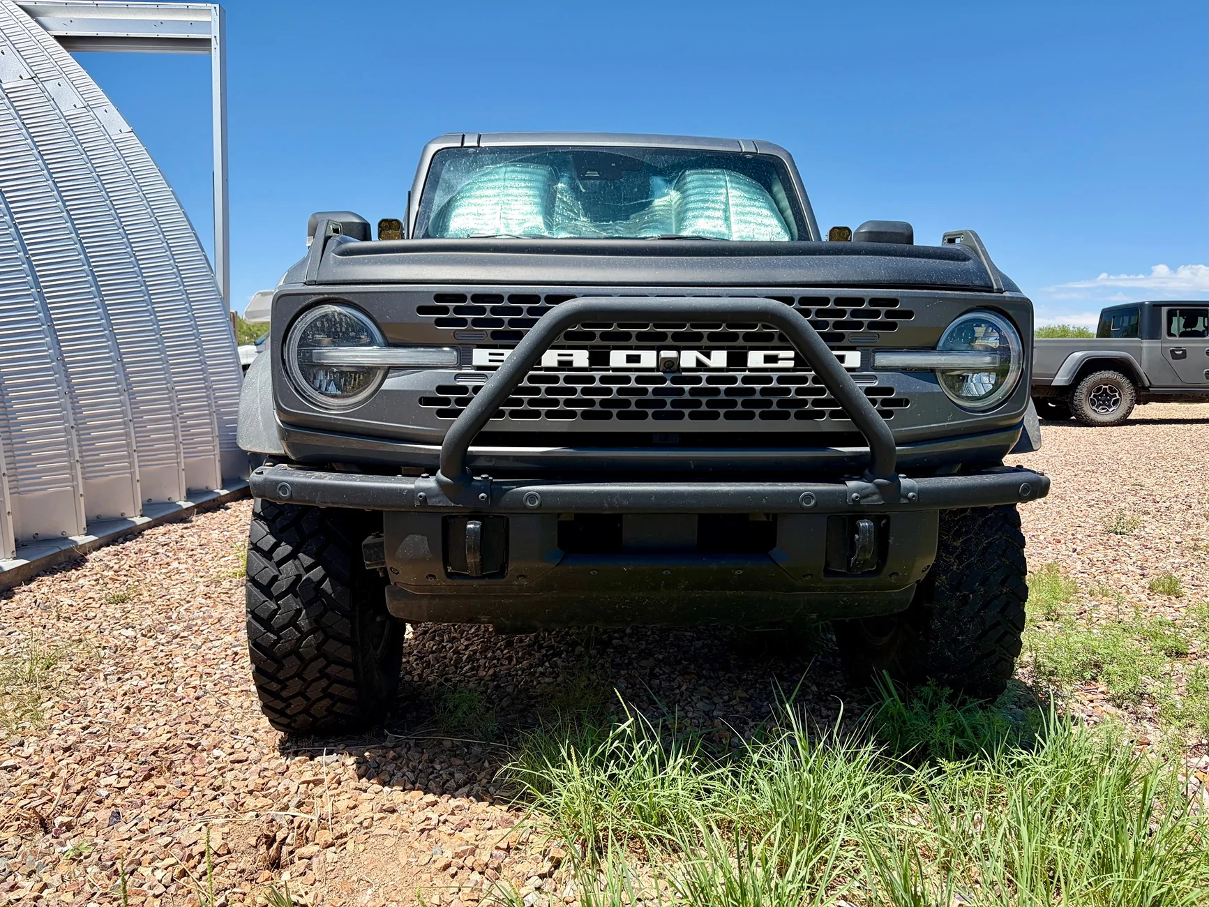 Ford Bronco Anyone running 35x11.5s on a Sasquatch? Do they look smaller than stock? IMG_0308
