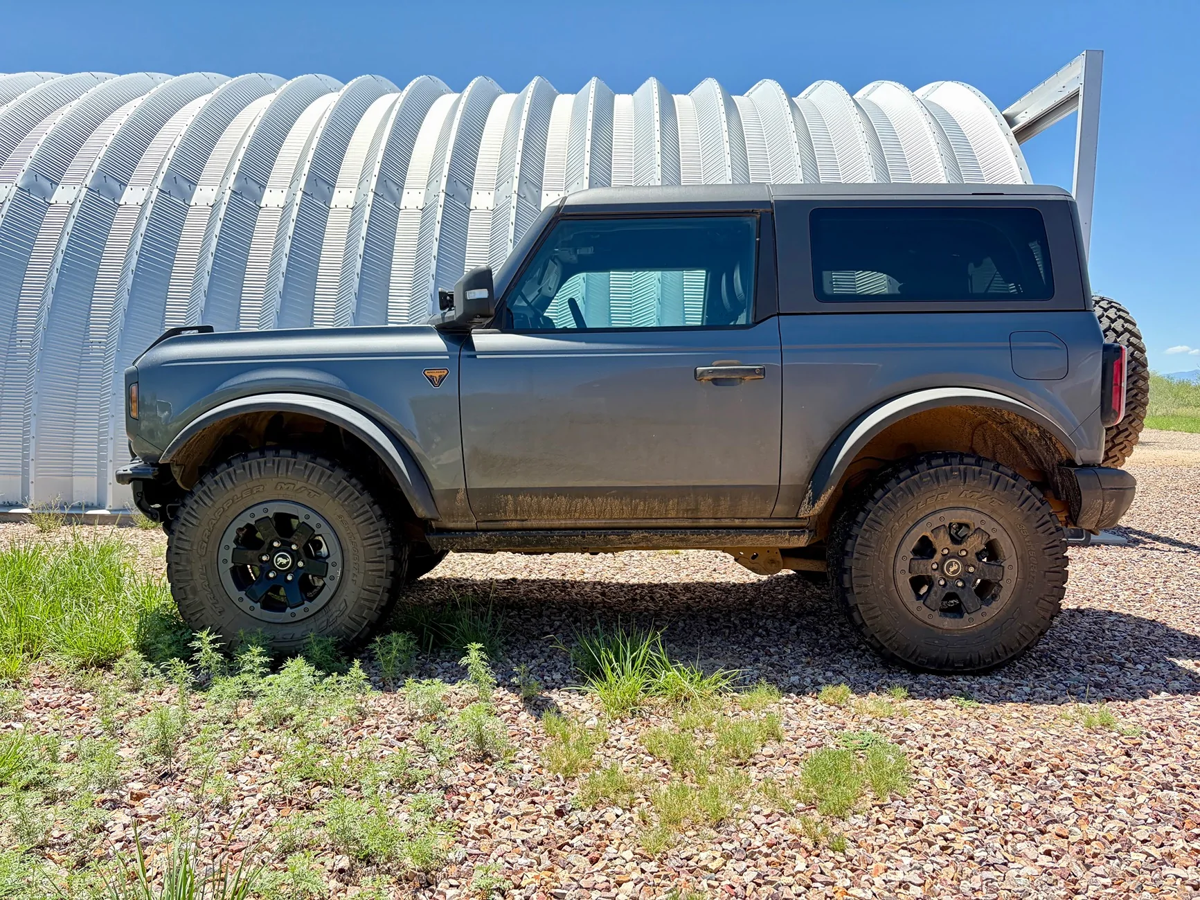 Ford Bronco Anyone running 35x11.5s on a Sasquatch? Do they look smaller than stock? IMG_0307