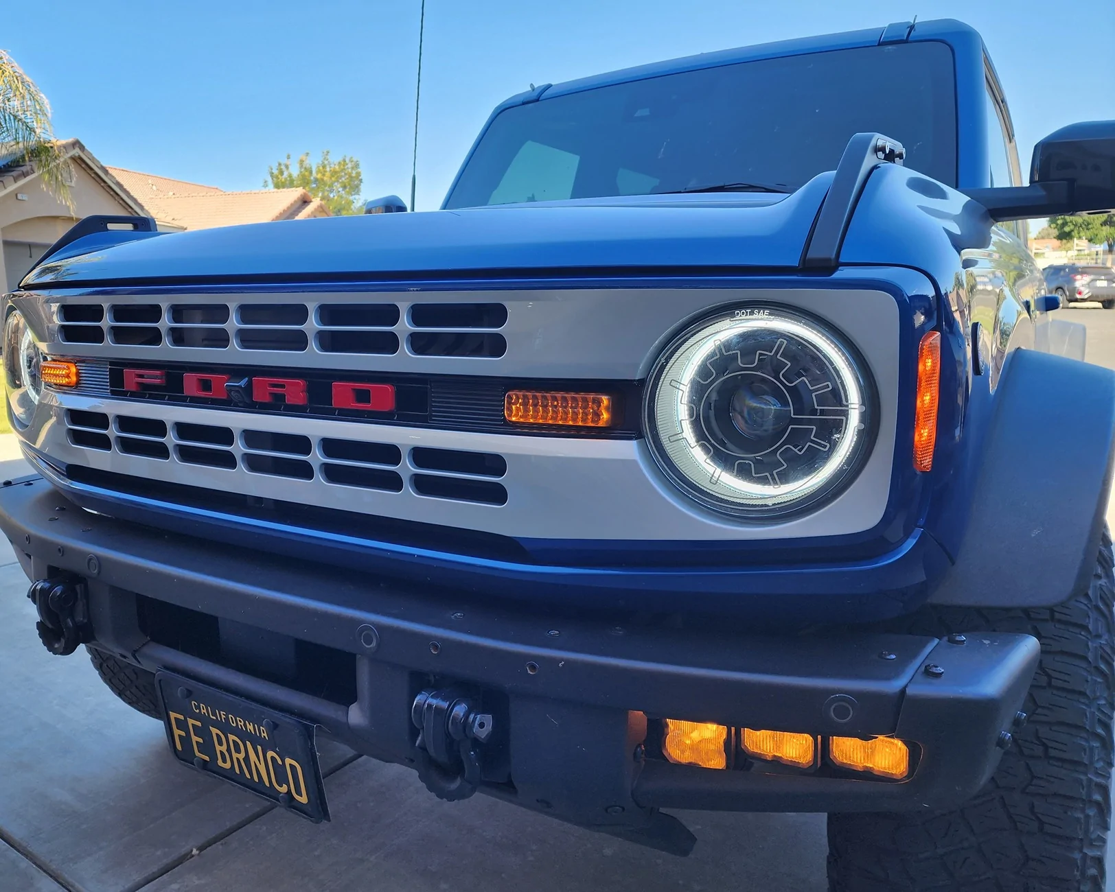 Ford Bronco First Edition to Heritage Grill Swap 20260727_172045