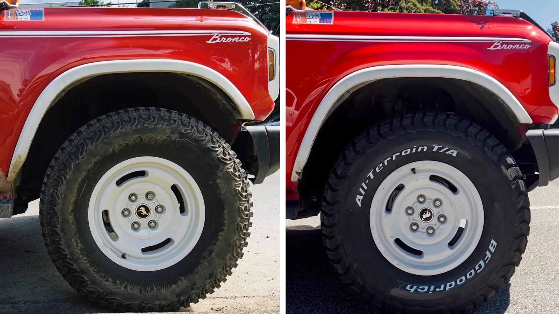 Ford Bronco Anyone running 35x11.5s on a Sasquatch? Do they look smaller than stock? IMG_1270