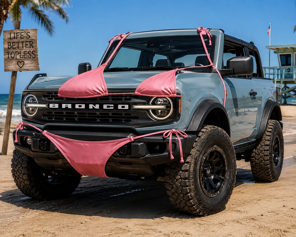 Ford Bronco Review: BroncoBikini 55433576076_6396bdc13b_b