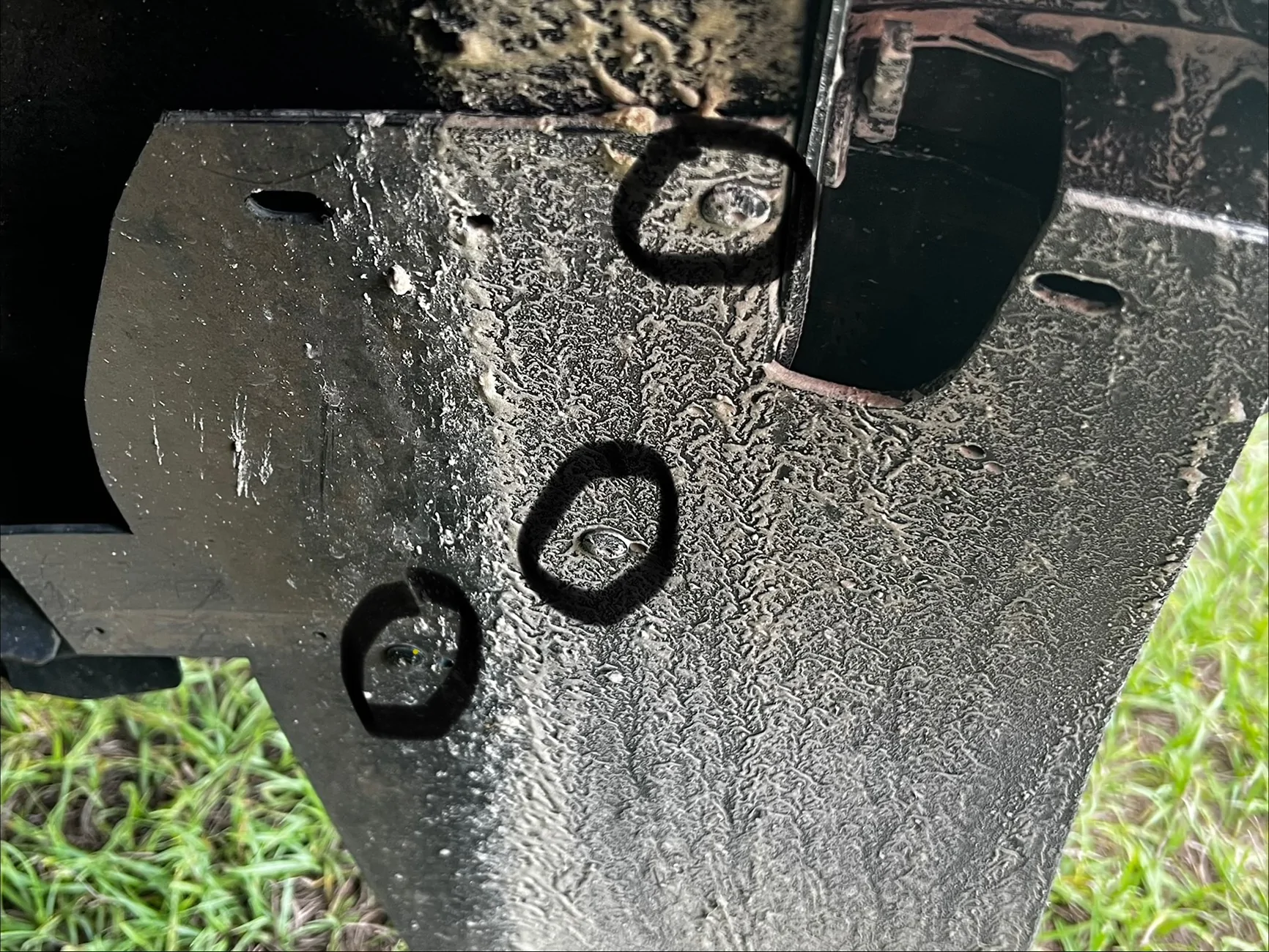 Ford Bronco Worlds best mud flaps under $80 entire set. IMG_2561