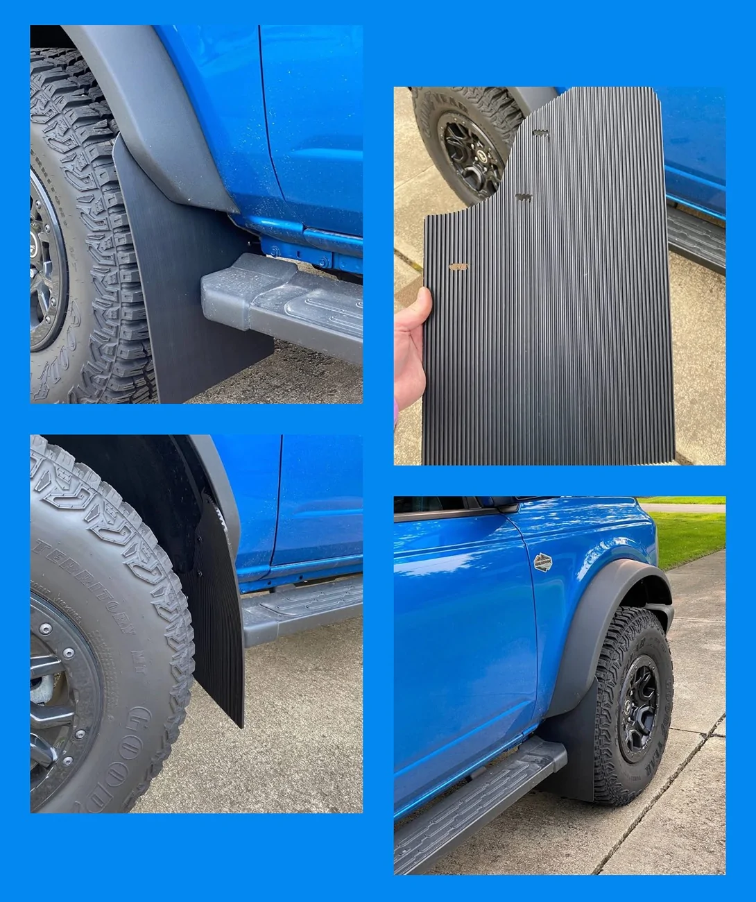 Ford Bronco Worlds best mud flaps under $80 entire set. IMG_1683