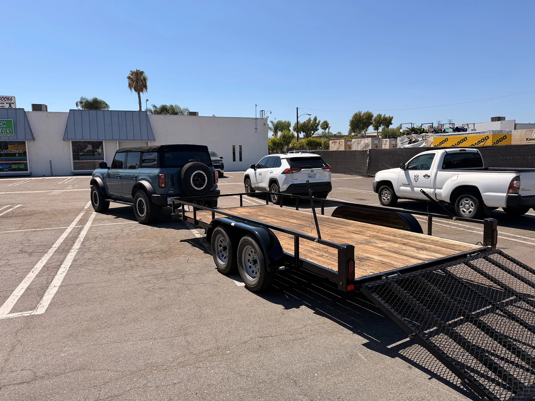 Ford Bronco Towed a new side by side home with 2.3 ... IMG_6474