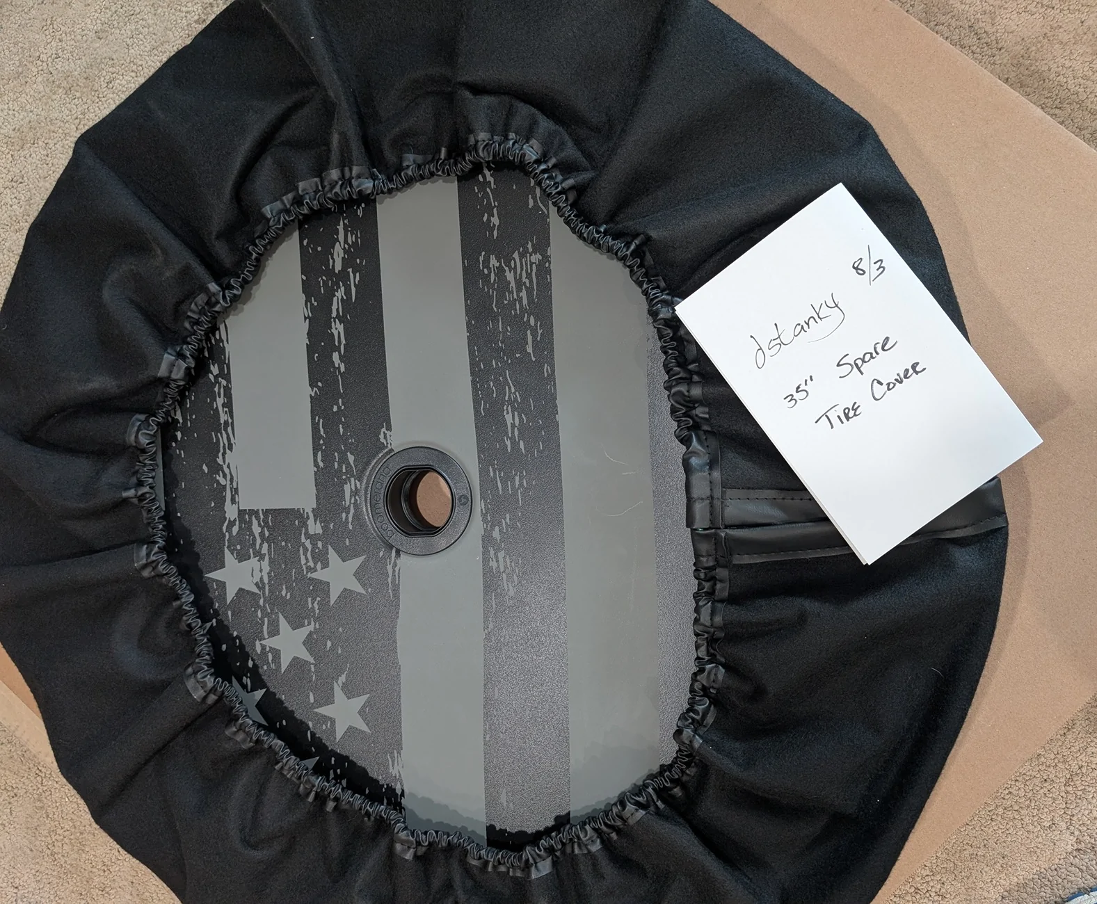 Ford Bronco For Sale - 35" Boomerang Spare Tire Cove (NEW) PXL_20260803_114345879