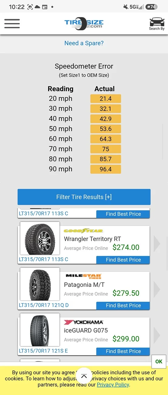 Ford Bronco Will SAS wheels fit Screenshot_20260803_102220_Samsung Browser