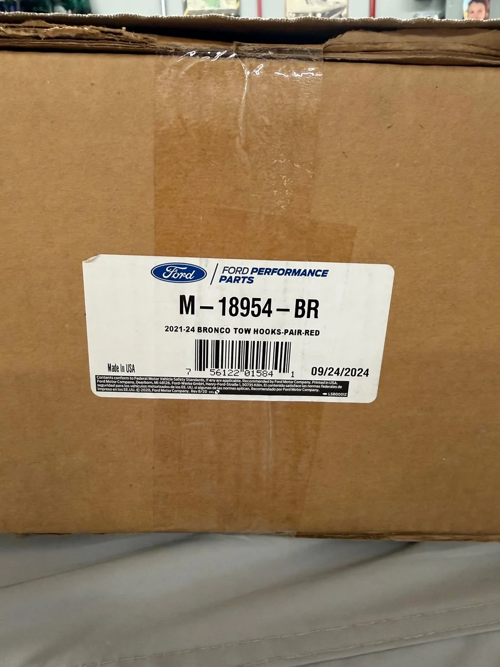 Ford Bronco Front Tow Hooks - Ford Performance IMG_6497
