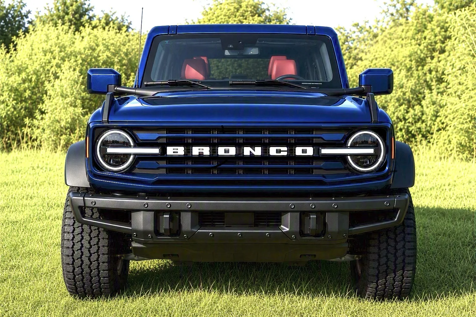 Ford Bronco Bronco Modular Grille Kit (paintable 3 piece grill) from Ford Performance is coming next year IMG_6437