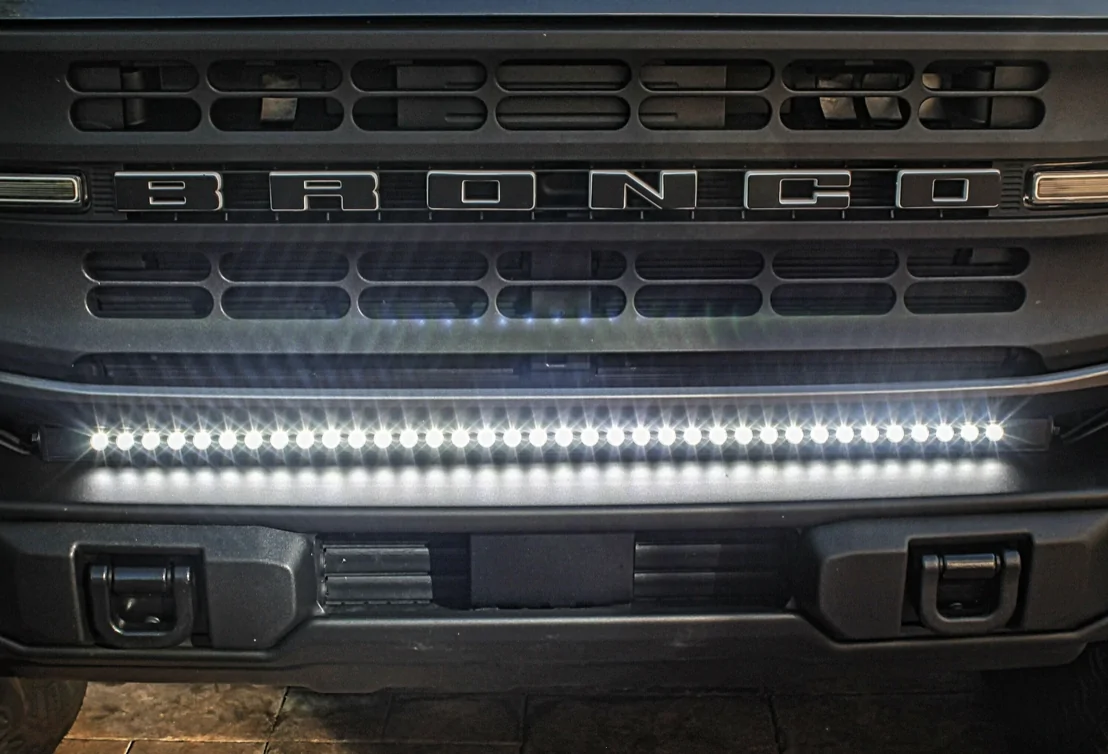 Ford Bronco Considering a Light Bar for Your Capable Bumper? Watch This First 2021+ Ford Bronco Capable Bumper 40in Light Bar - Slim 6