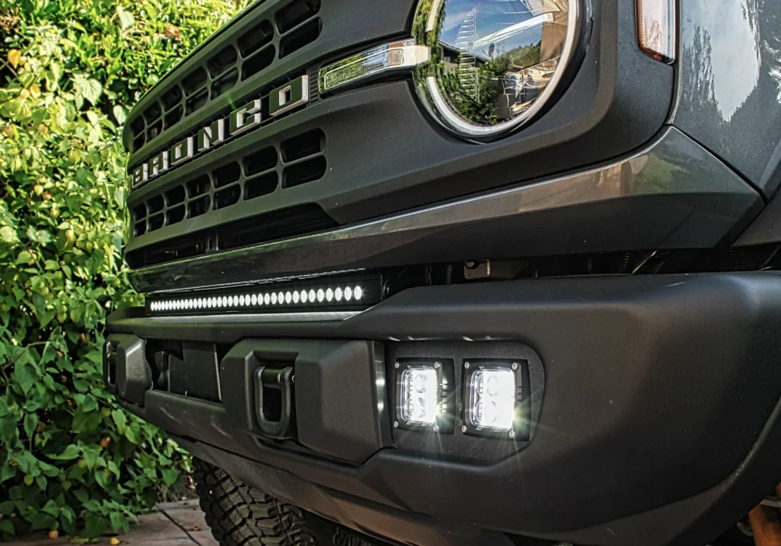 Ford Bronco Considering a Light Bar for Your Capable Bumper? Watch This First 2021+ Ford Bronco Capable Bumper 40in Light Bar - Slim 5
