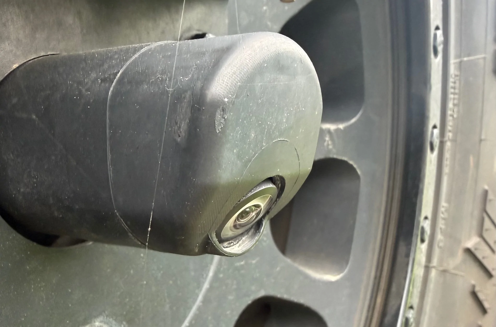 Ford Bronco Backup Camera Replacement for Recall - Spare Tire Issue IMG_1837
