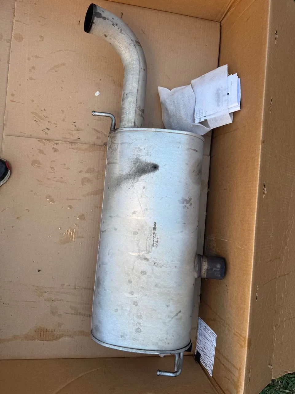 Ford Bronco Factory axle back exhaust with muffler IMG_0123