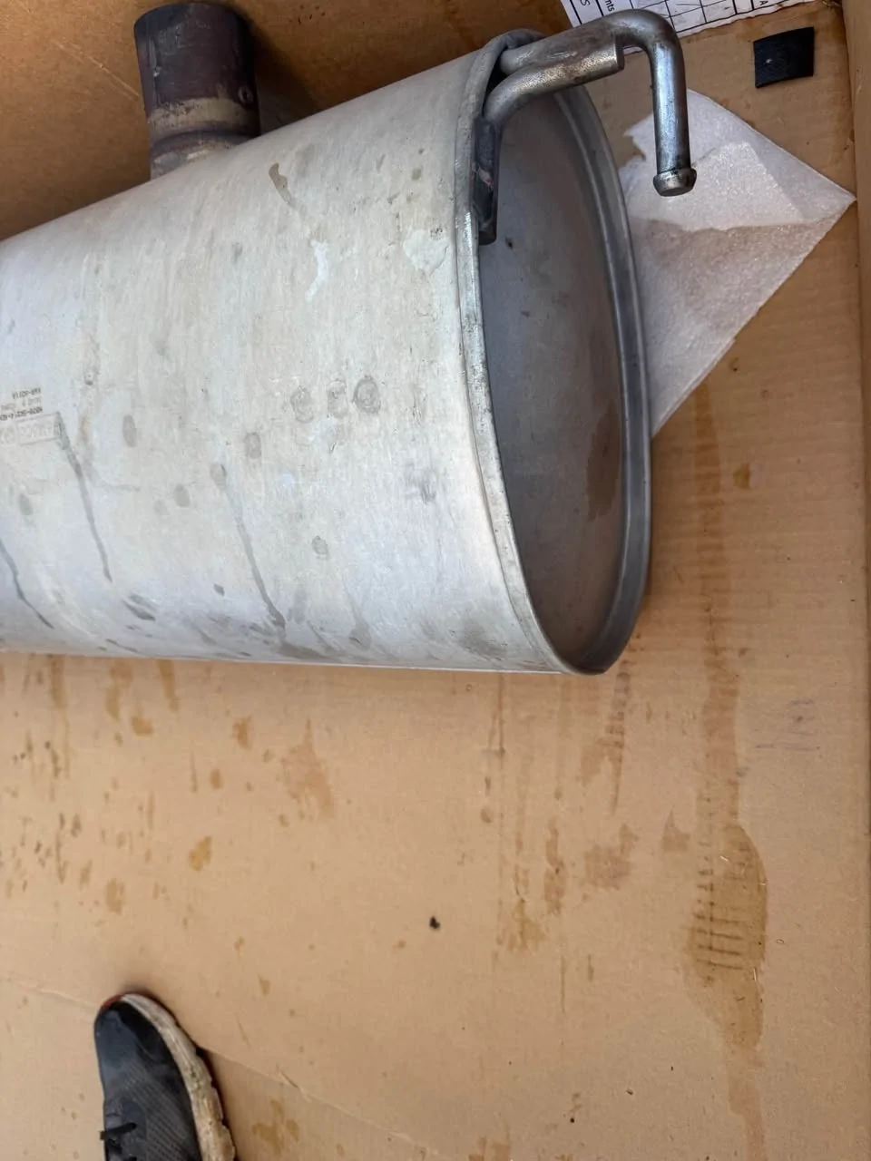 Ford Bronco Factory axle back exhaust with muffler IMG_0122