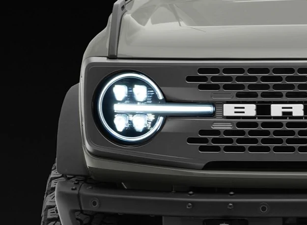 Ford Bronco MP Concepts LED Headlights; Black Housing 1786117338775-rl