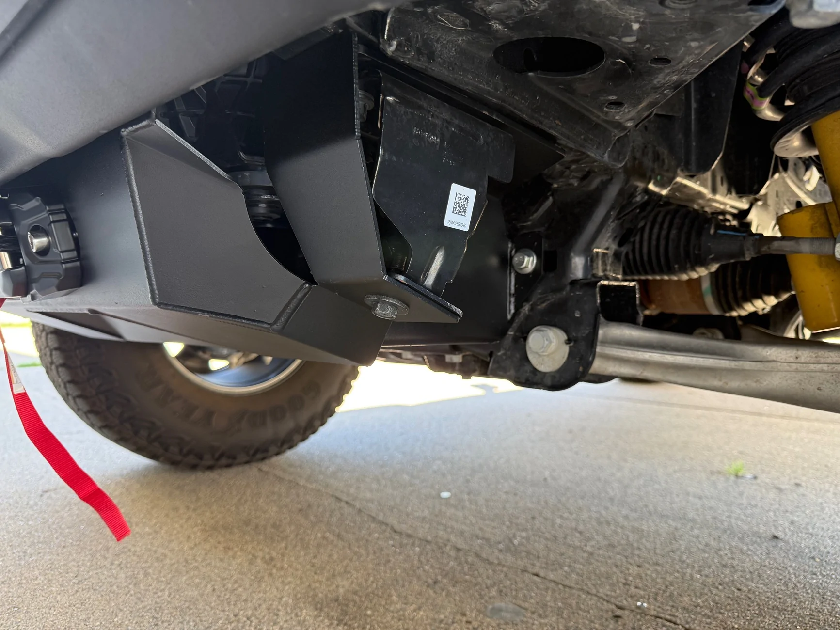 Ford Bronco Hidden winch mount with Warn Evo 12-S IMG_0097