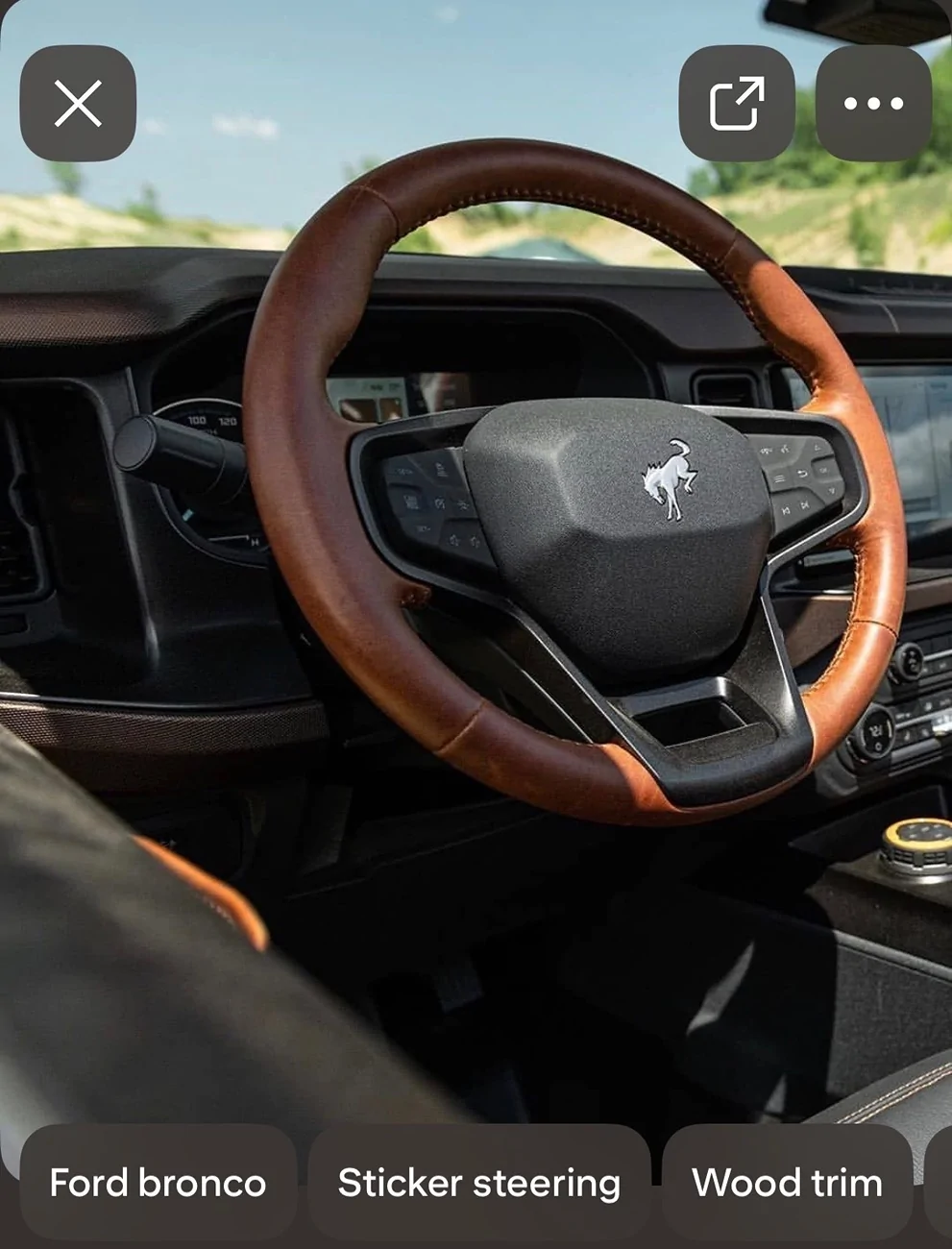 Ford Bronco Need Leather wrap steering wheel suggestions IMG_8260
