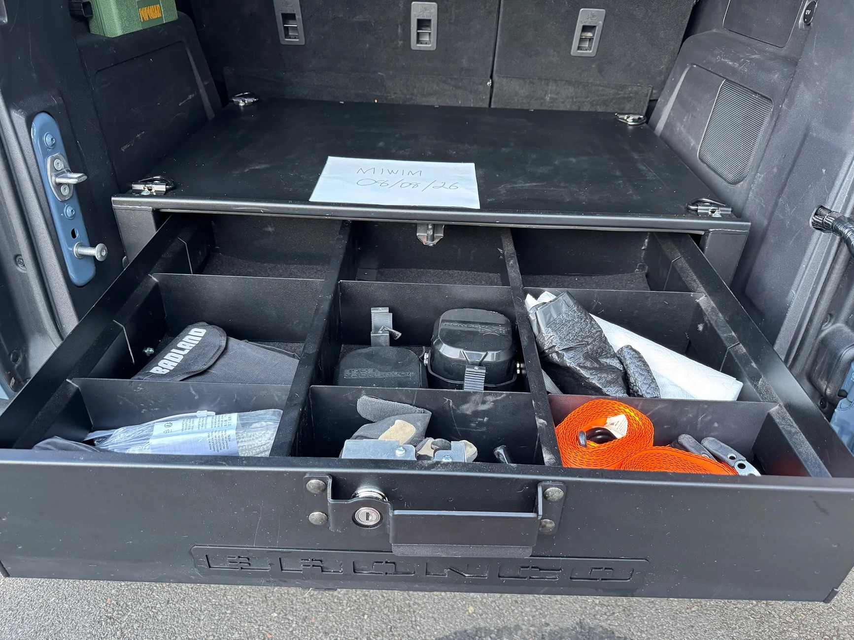 Ford Bronco Trunk storage box IMG_4030