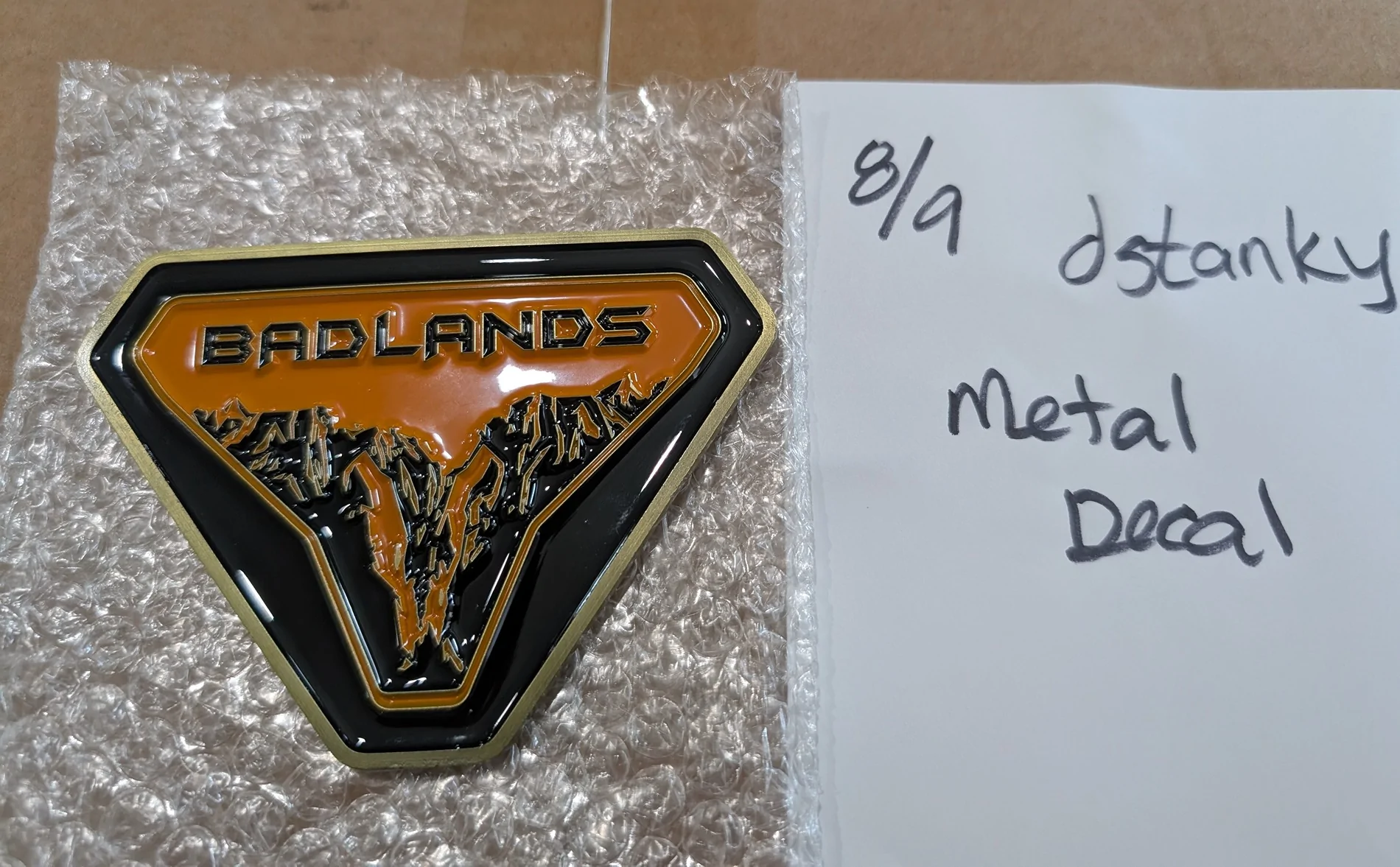Ford Bronco For Sale - Metal Badlands Decal PXL_20260809_180613556~2