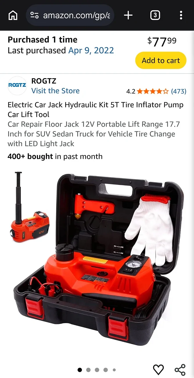Ford Bronco Will the Factory Jack handle the Sasquatch Package?  What Jack options do people have? Screenshot_20260810_130435_Chrom