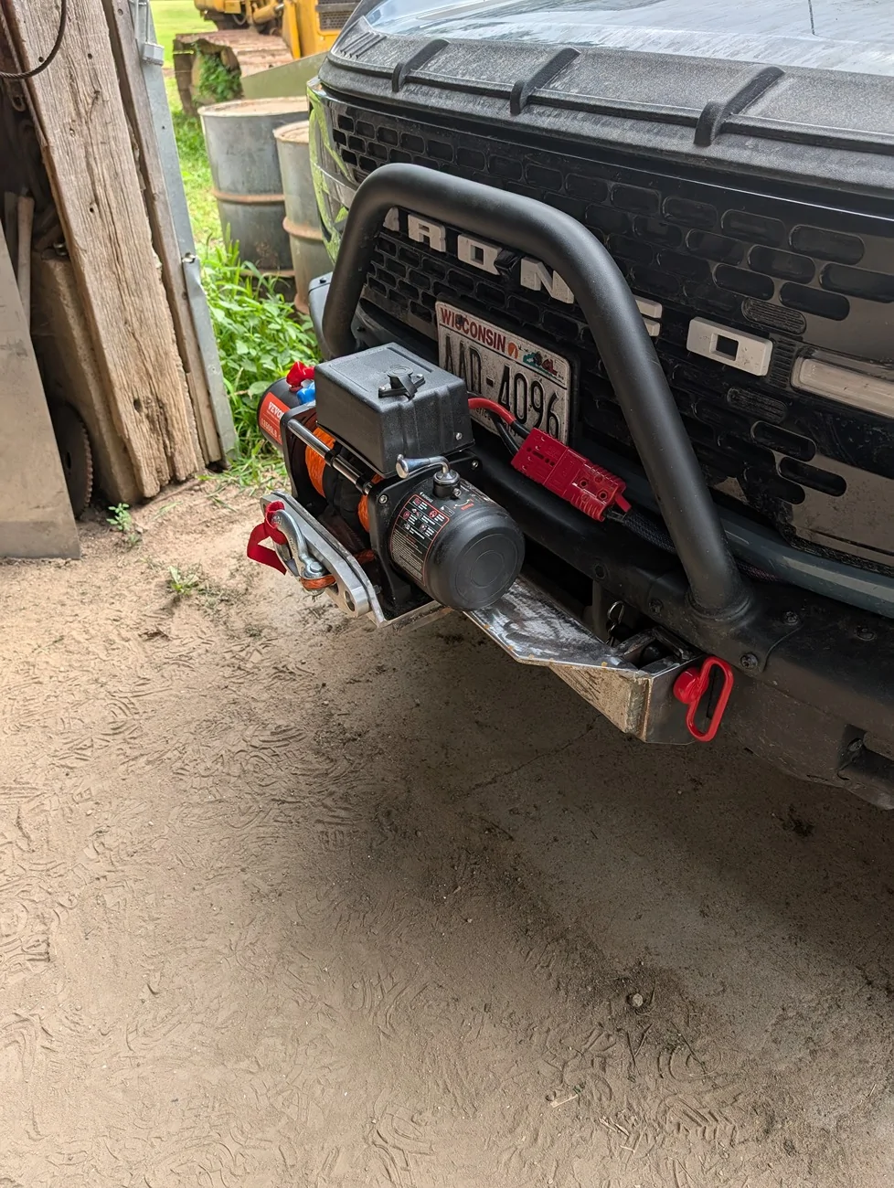 Ford Bronco Winch recommendations for capable bumper PXL_20250830_143243666