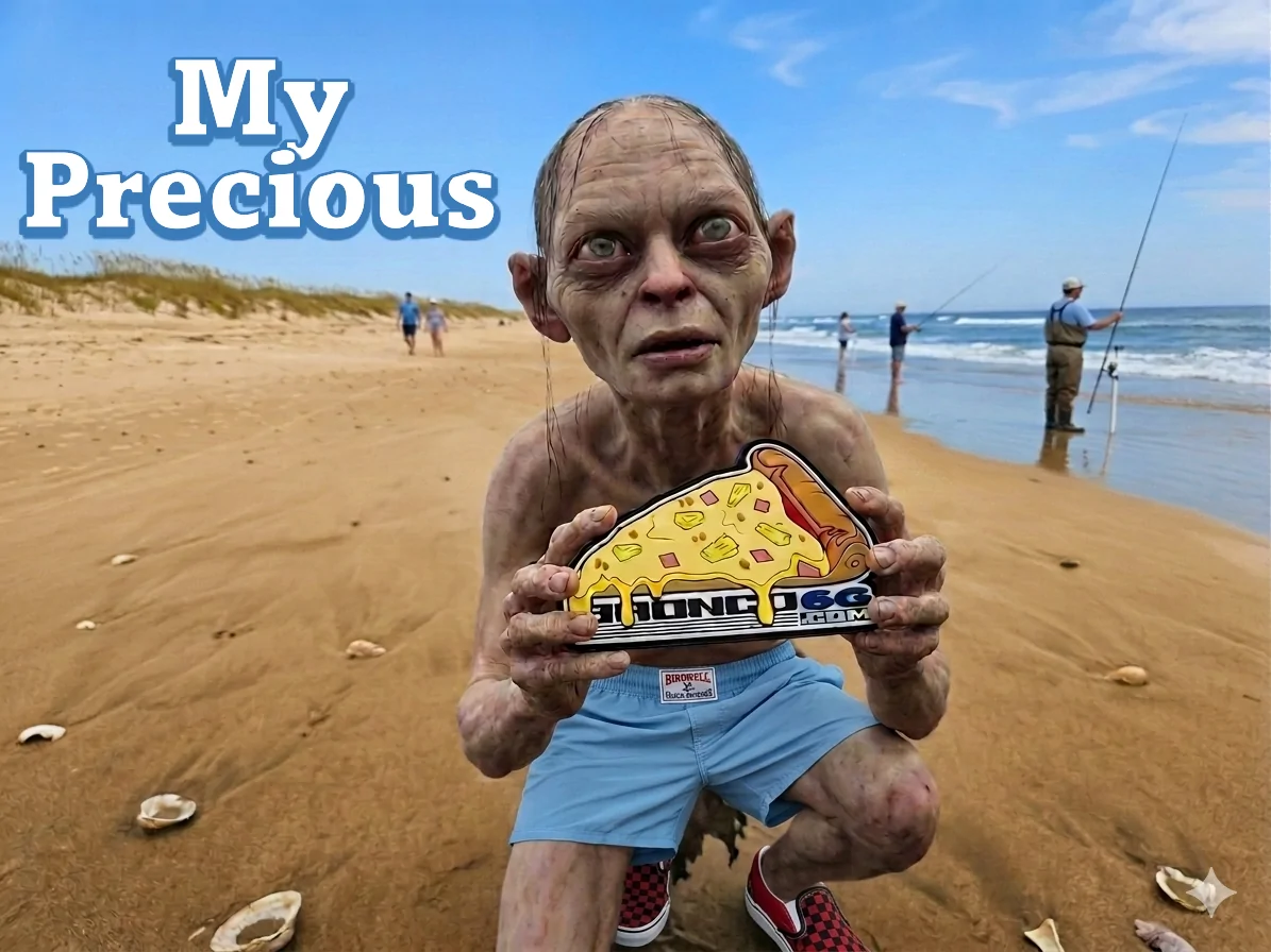 Ford Bronco The Sky is Falling:  Mysterious Pineapple Pizza Delivery! SAmeagol Birdwell Precious