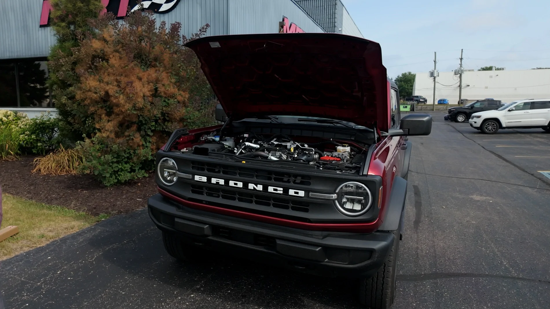 Ford Bronco Ketchup The Bronco Build: 2026 Big Bend 2.3L hood struts 1