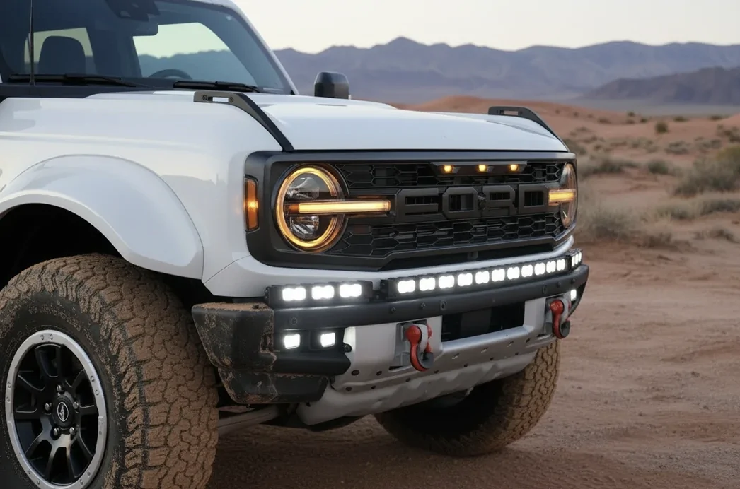 Ford Bronco Maximum Light for the Bronco Raptor: XL Light Bar Setup 2022+ Ford Bronco Raptor XL 1